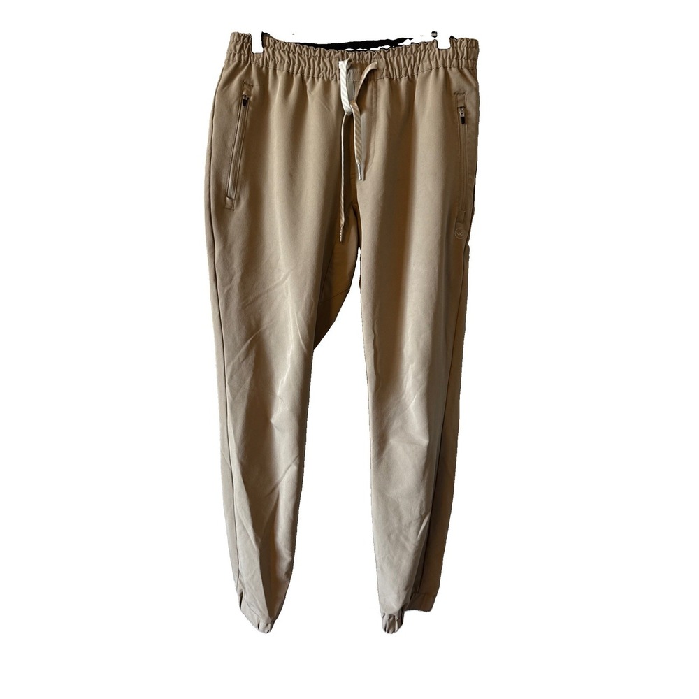 Wowie Brown Aztec Pockets Drawstring Men's Activewear Jogger Pants Size Medium